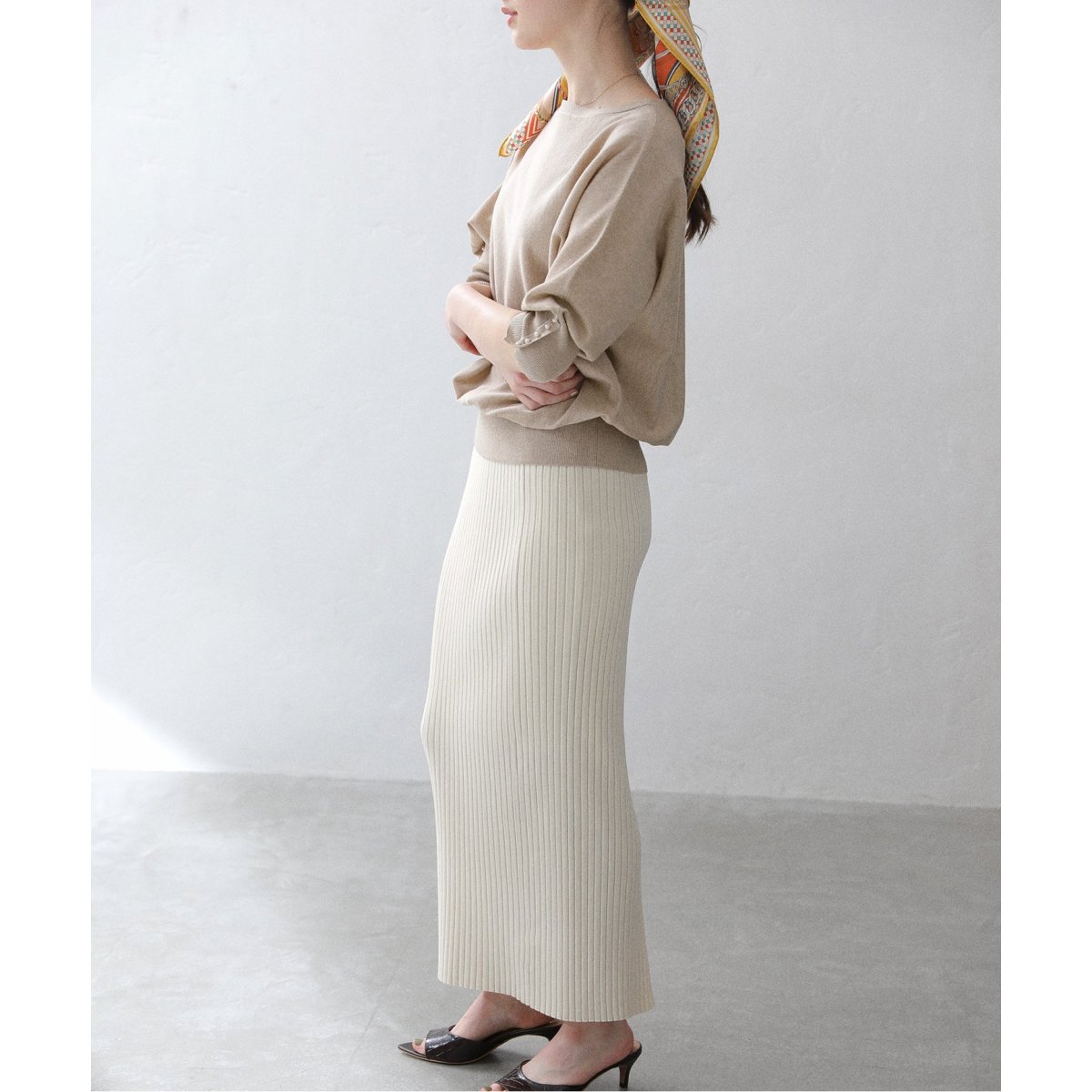 ラトータリテ シアードットスカート★LaTotalite今期IENA La TOTALITE スカート シアードットスカート : ZOZOTOWN Yahoo