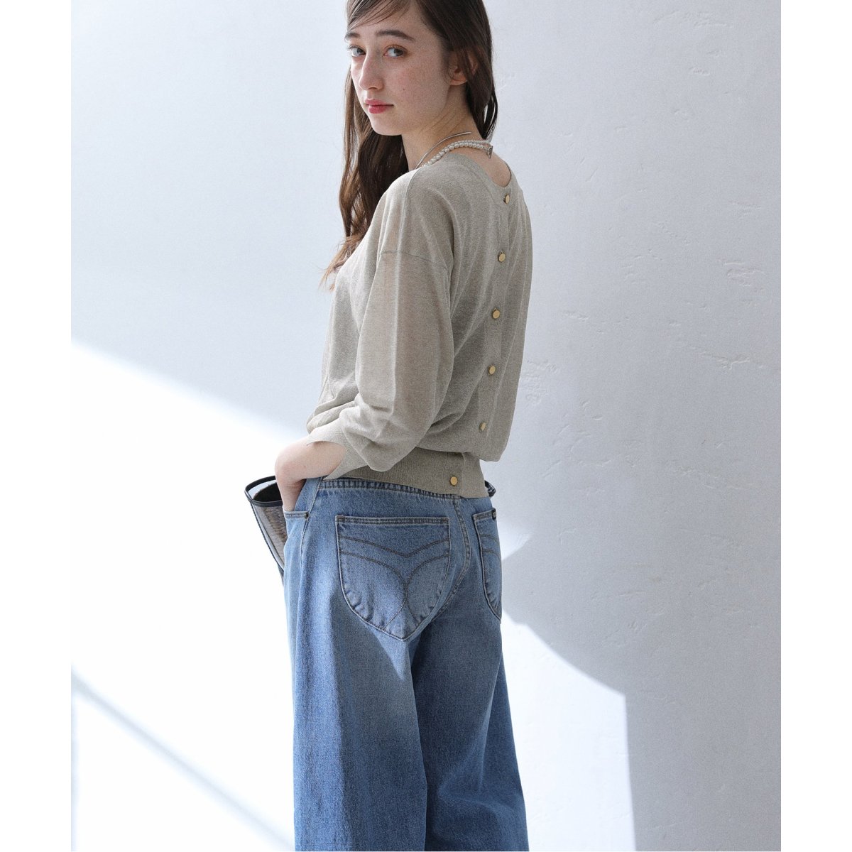 【WEB限定】レースパッチワークボレロ WEB限定】レースパッチワークボレロ | サロン アダム エ ロペ