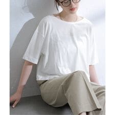【洗える】クロップドプルオーバー