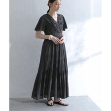 【洗える】カシュクールワンピース