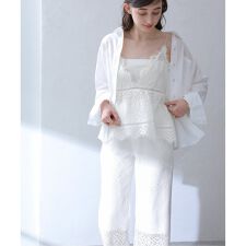 《追加》【洗える】ウォッシャブルレースキャミトップス