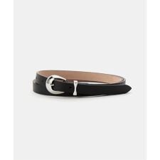 LEFIJE/レフィエ シルバーバックル レザーベルト