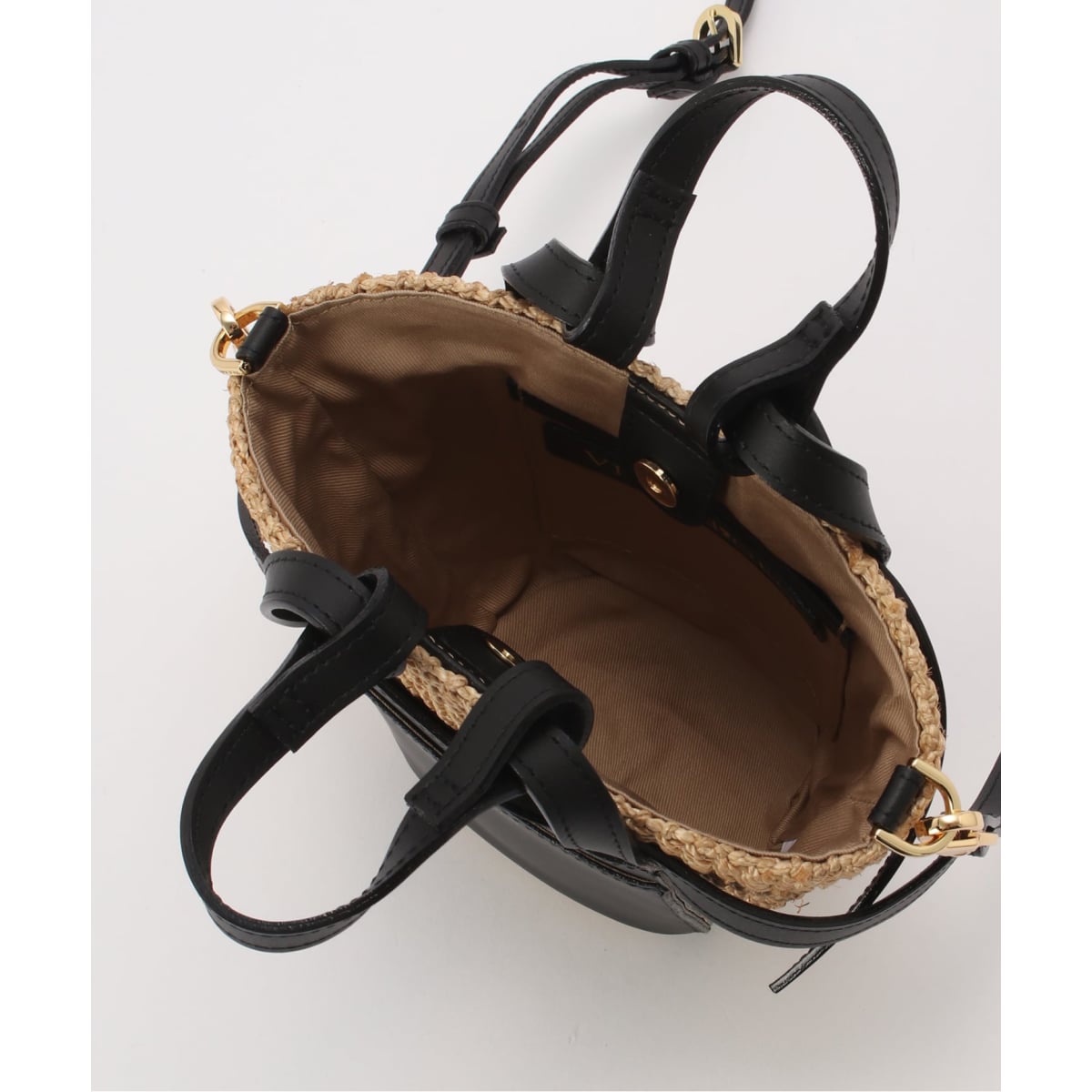 WEB限定》VIOLAd'ORO / ヴィオラドーロ アバカレザーポケット