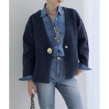 ラ トータリテ(La TOTALITE)の【洗える】ブークレニットジャケット