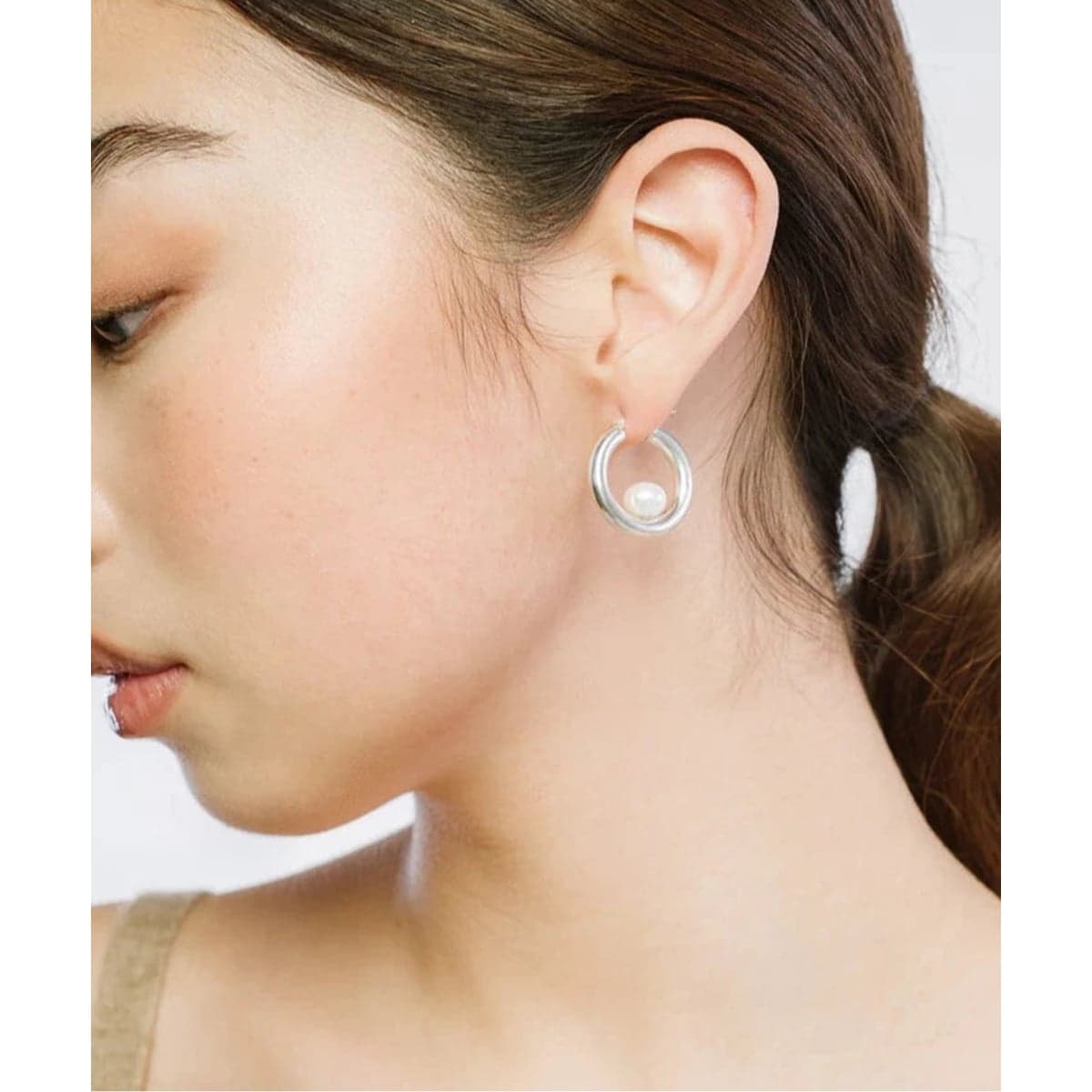 【美品】GIGI（ジジ）IENA （イエナ ）別注 ドロップパールピアス2WAY 美品 GIGI（ジジ）IENA （イエナ ）別注 ドロップパールピアス 2WAY