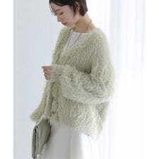 ラ トータリテ(La TOTALITE)の【洗える】フェザーヤーンカーディガン