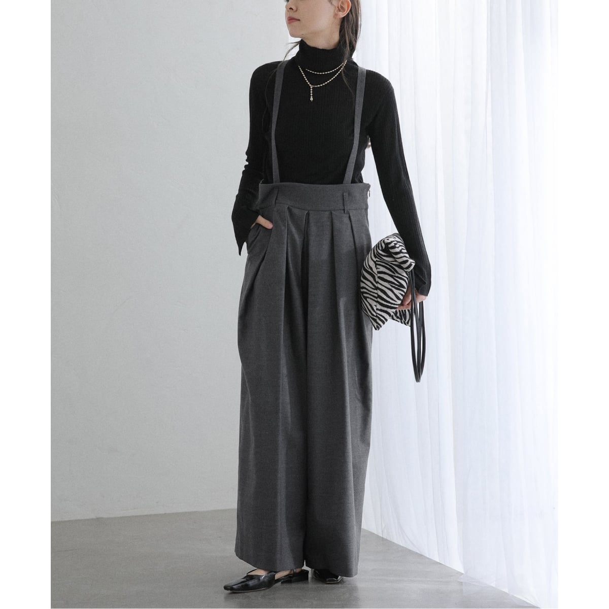 ラ トータリテ（La TOTALITE）/【洗える】MARECHAL TERRE/マルシャルテル サスペンダーパンツ 洗える】MARECHAL TERRE/マルシャルテル サスペンダーパンツ | ラ