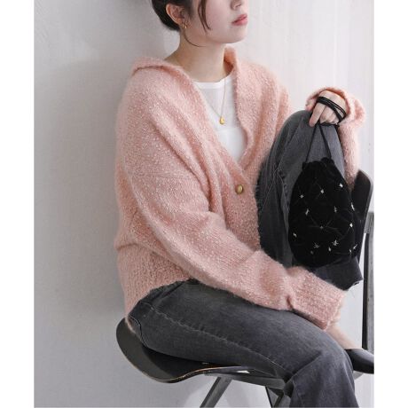 ラ トータリテ　【洗える】ポップヤーンボレロカーディガン