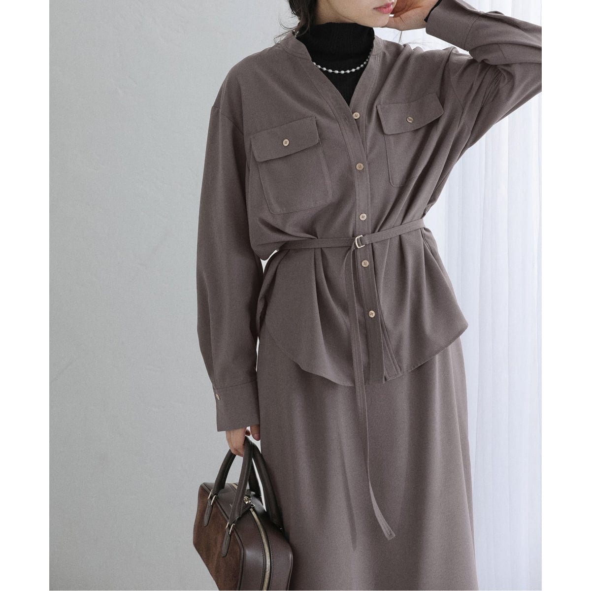 La TOTALITE 配色デシンワンピース 配色デシンワンピース | ラ トータリテ(La TOTALITE) | マルイウェブ