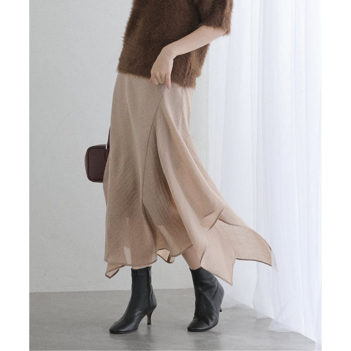 ジオメトリックレースタイトスカート | ラ トータリテ(La TOTALITE