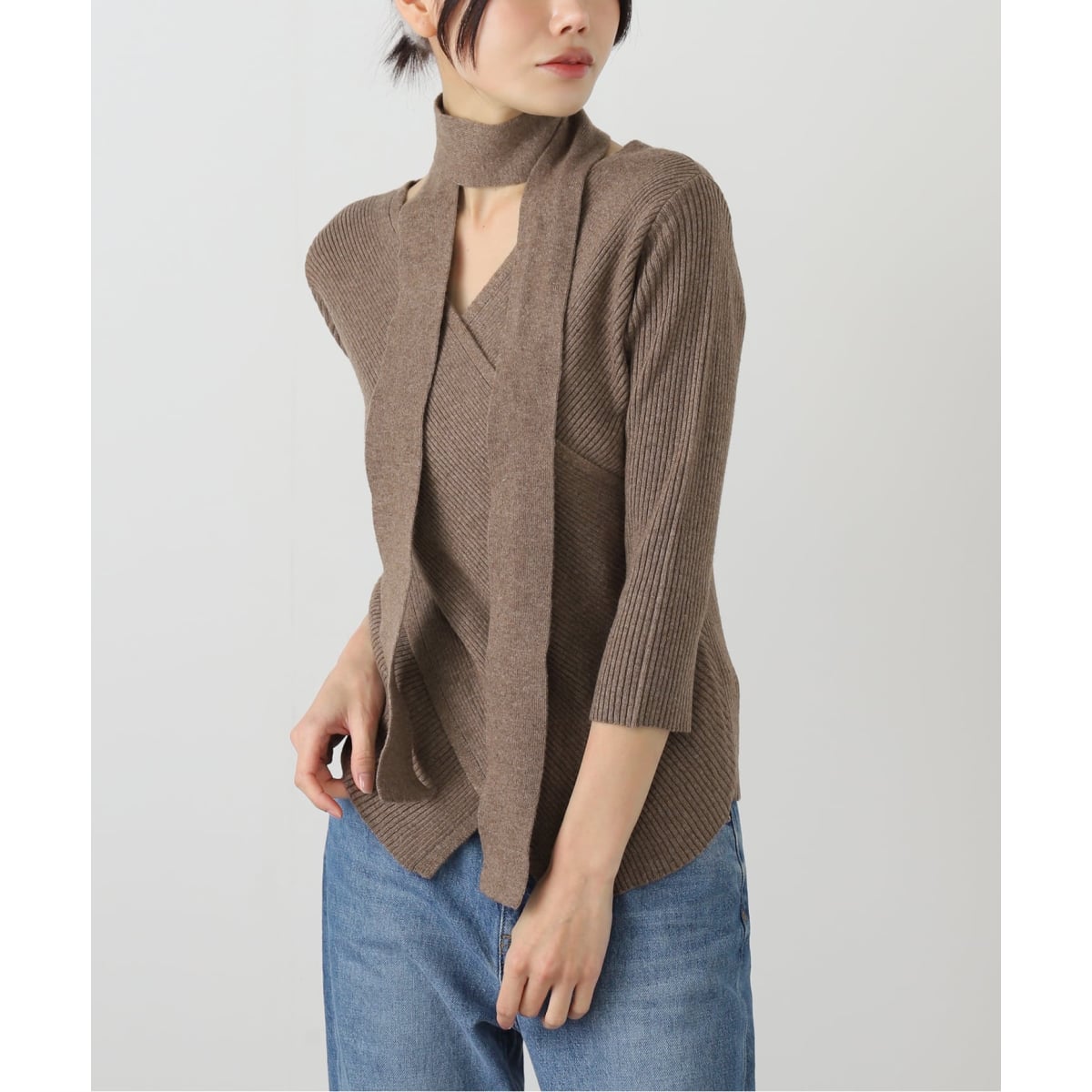 片畦カシュクール風プルオーバー | ノーブル(Noble) | マルイウェブ