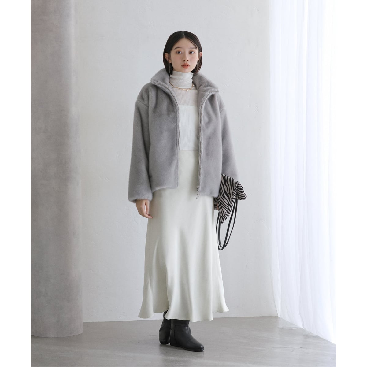 洗える】フィブリルサテンマーメイドスカート | ラ トータリテ(La