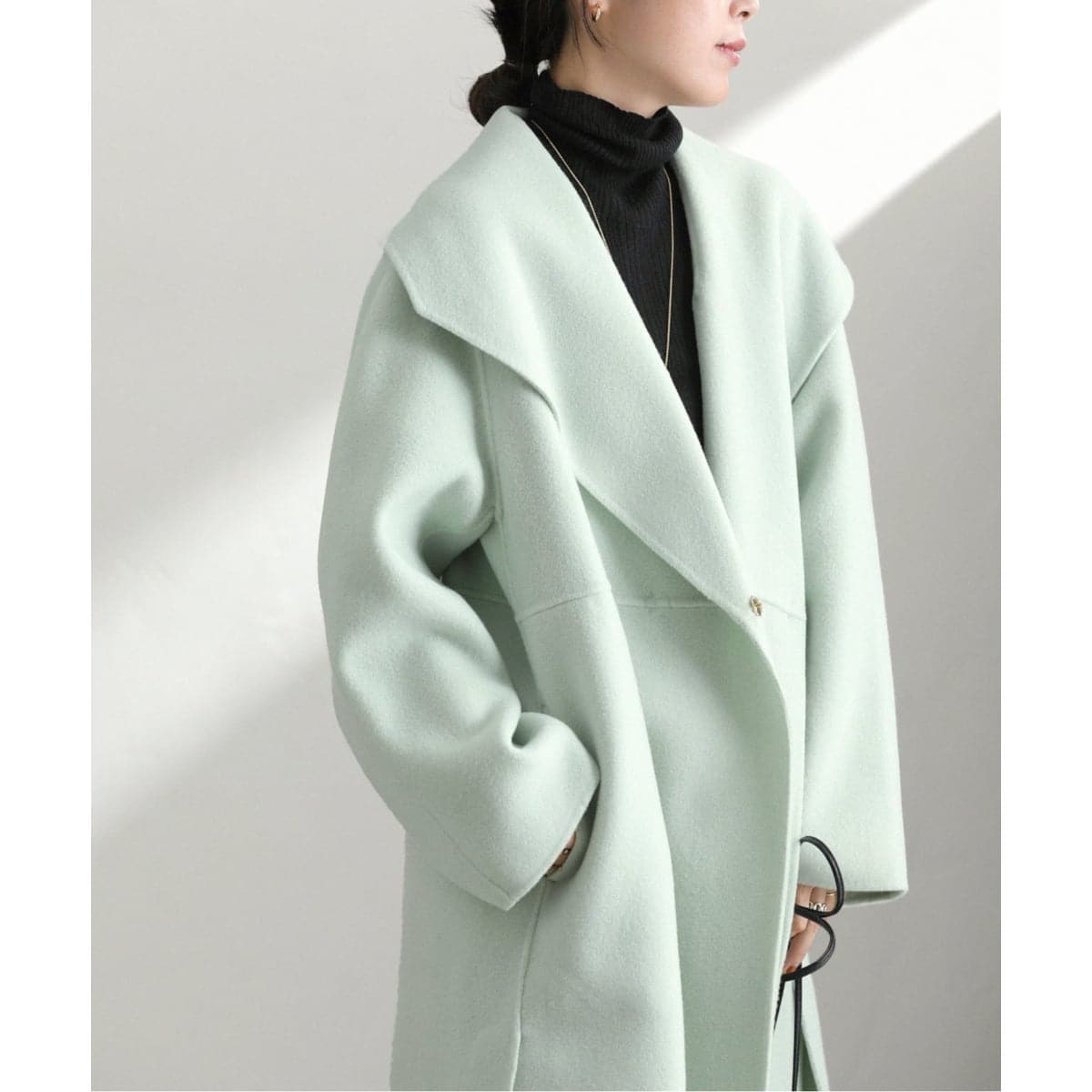 NOBLE スタンドカラーオーバーコート Noble（ノーブル）の「《追加》スタンドカラーオーバーコート