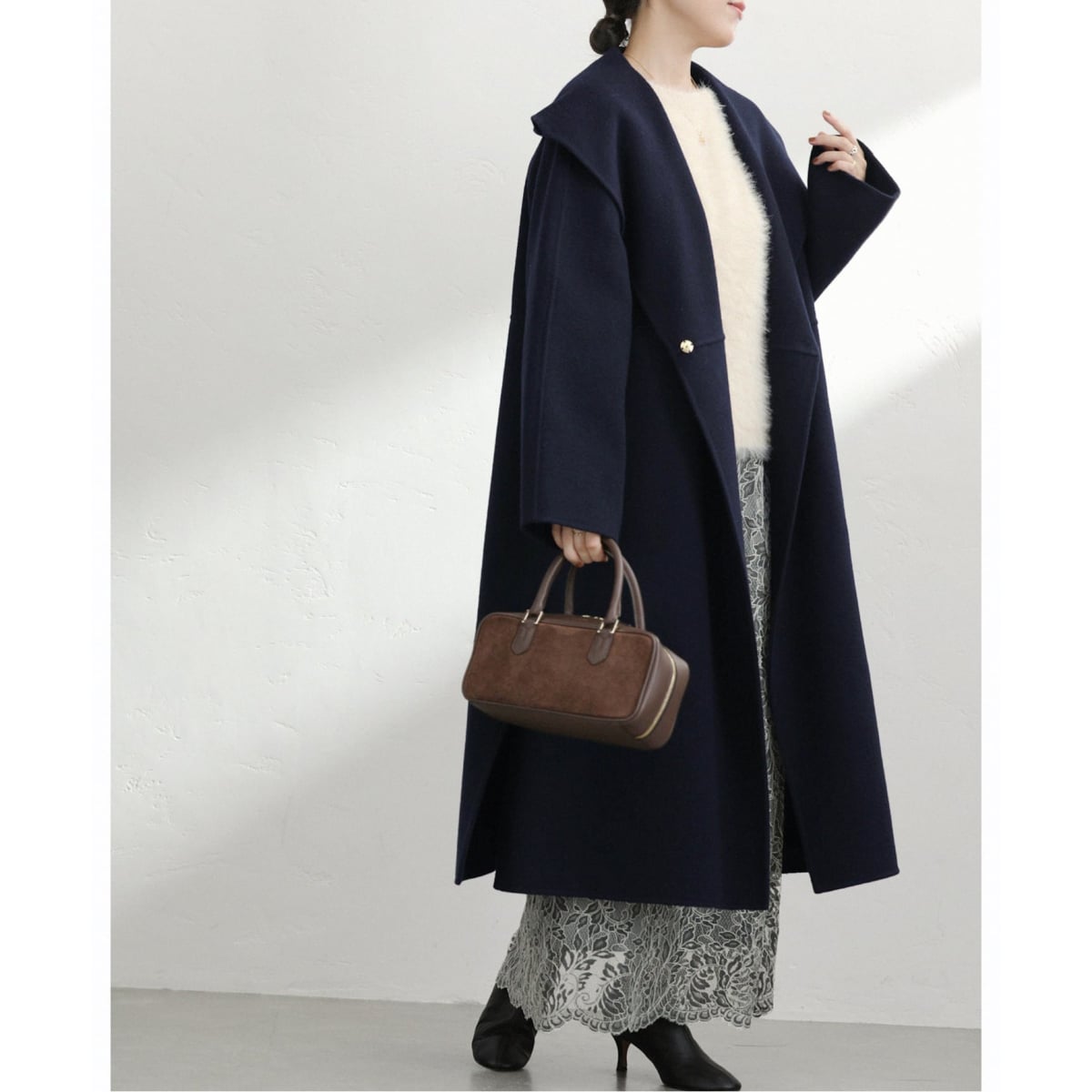 追加》スタンドカラーオーバーコート | ノーブル(Noble