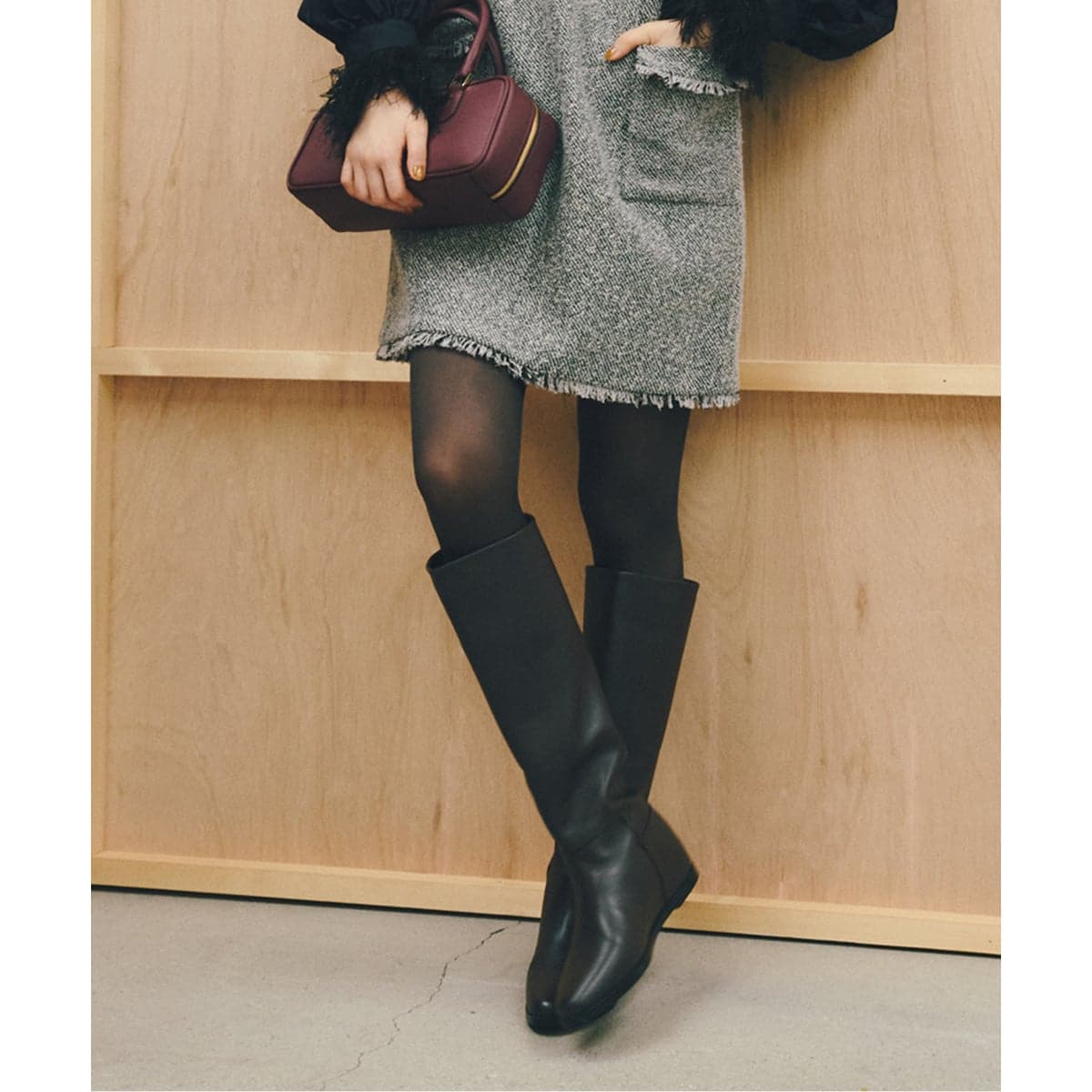 【MIISTA/ミスタ】 ロングブーツ 定価¥71,500 MIISTA/ミスタ】 ロングブーツ 定価¥71,500 miista(ミスタ