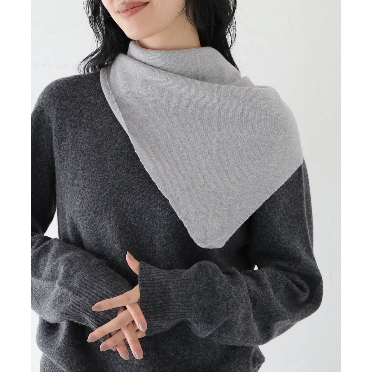 ラ トータリテ（La TOTALITE）/WILLIAM BRUNTON/ウィリアム ブラントン カシミヤニットスカーフ WILLIAM BRUNTON/ウィリアム ブラントン カシミヤニットスカーフ | ラ