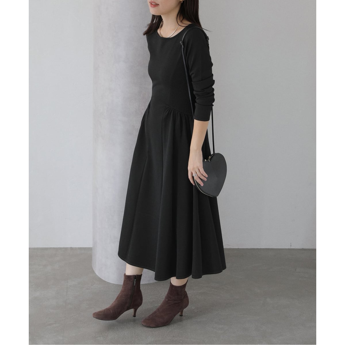 ベロアニットIラインワンピース | イエナ(IENA) | マルイウェブチャネル