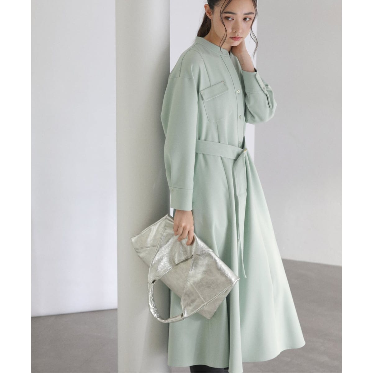 Blue Lab：EZUMi】ファブリックミックスワンピース