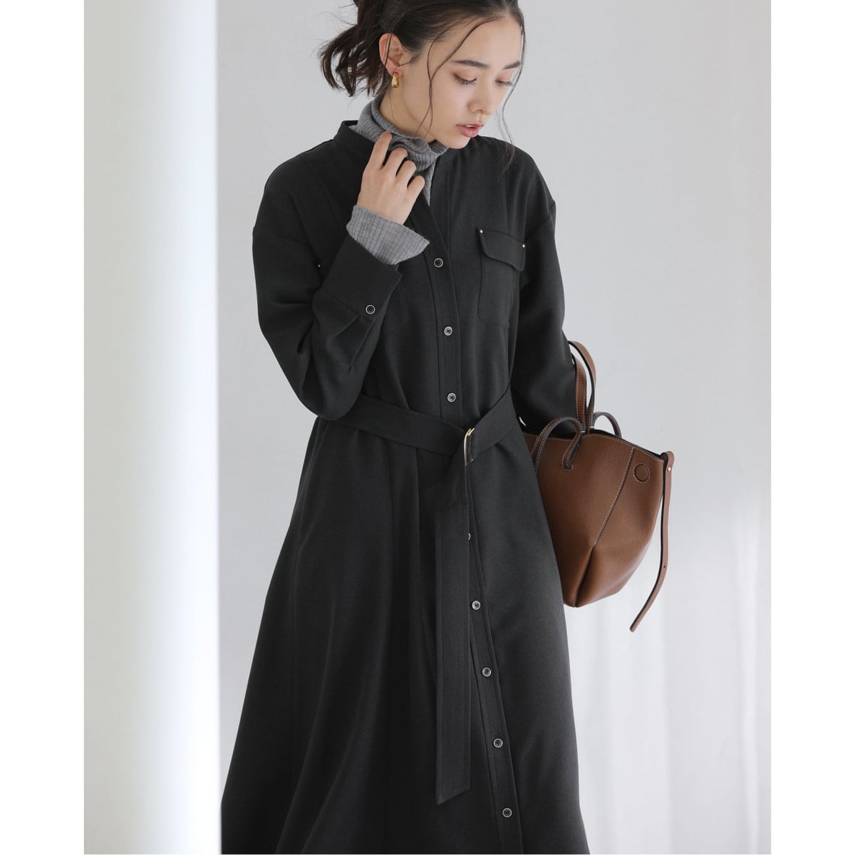 Blue Lab：EZUMi】ファブリックミックスワンピース