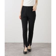 【洗える】裏起毛フロントスリットレギンス