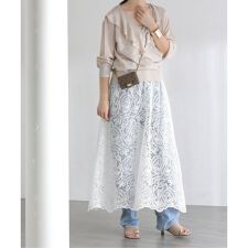 【洗える】TORRAZZO DONNA/トラッゾドンナ 別注レーススカート