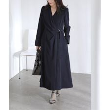 【洗える】カシュクールワンピース