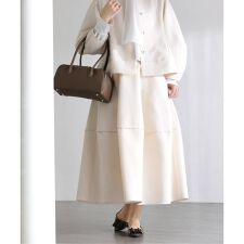 【洗える】ボンディングコクーンスカート