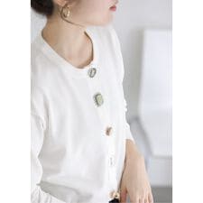 【洗える】TORRAZZO DONNA/トラッゾドンナ ビジューカーディガン