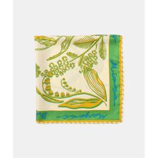 manipuri/マニプリ シルクスカーフ 65*65 フローラ