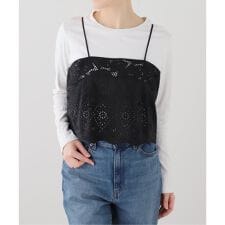 【洗える】TICCA/ティッカ レースキャミソール