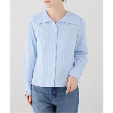 【洗える】ビックカラーブラウス