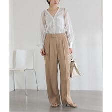 《予約》【洗える】2WAYリラクシーサスパンツ