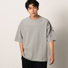 日本製 デラヴェ天竺切り替えTシャツ