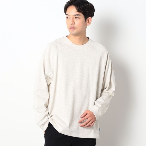 ラコステ × ビームス 別注 ビッグ ワニ ロングスリーブ Tシャツ ブラック LACOSTE × BEAMS ／ 別注 ビッグワニプリント