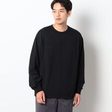 NANGA(ナンガ)別注バックプリントドローコードロングスリーブTシャツ