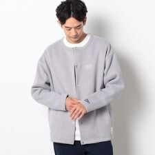 DISCUS(ディスカス）別注インレイ裏シャギーボンディングノーカラーブルゾン