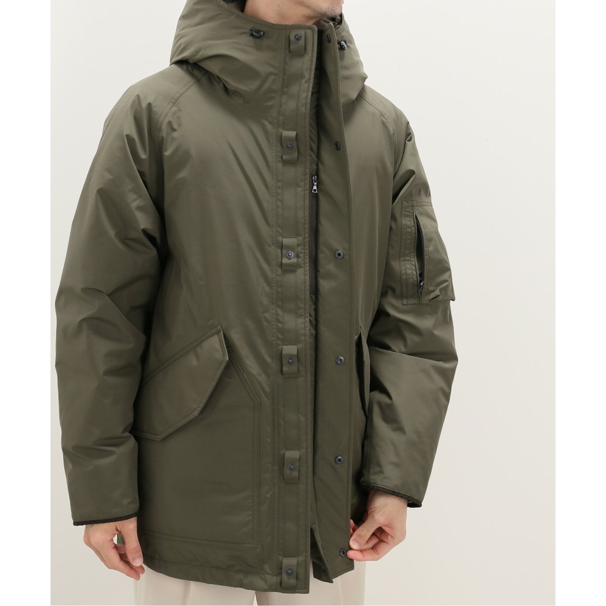 nanamica GORE-TEX Down Coat カーキグリーン Mサイズ tecnocabanillas