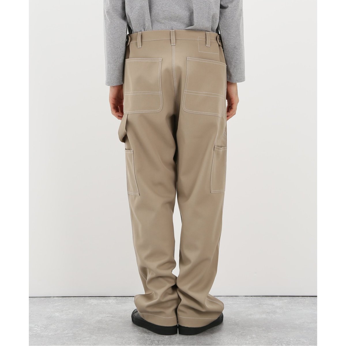CAMIEL FORTGENS / カミエル フォートヘンス】 Worker pants long wool