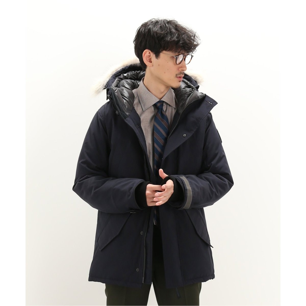 【CANADAGOOSE/カナダグース】EDGEWOODPARKAFFBLACKLABEL