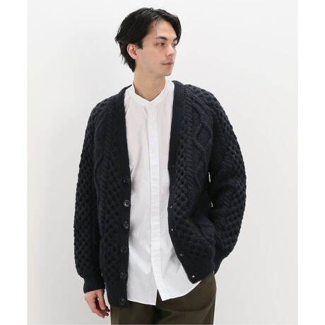 INVERALLAN / インバーアラン】別注 ビッグ アラン V カーディガン 