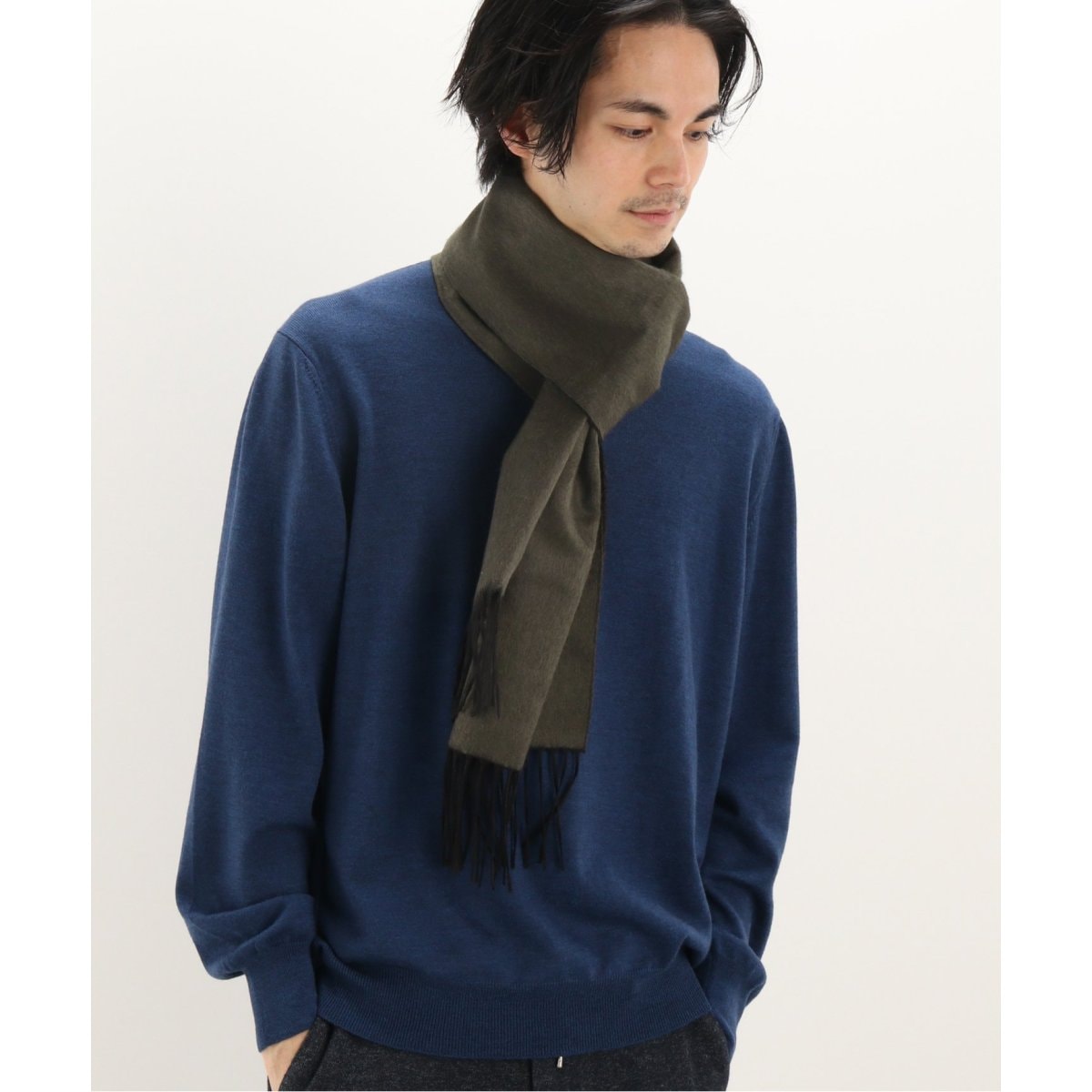 PIACENZA / ピアチェンツァ】シルクカシミアWフェイスソリッド
