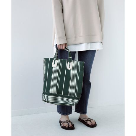 NOMADIS / ノマディス】Arles L ストライプ トートバッグ 