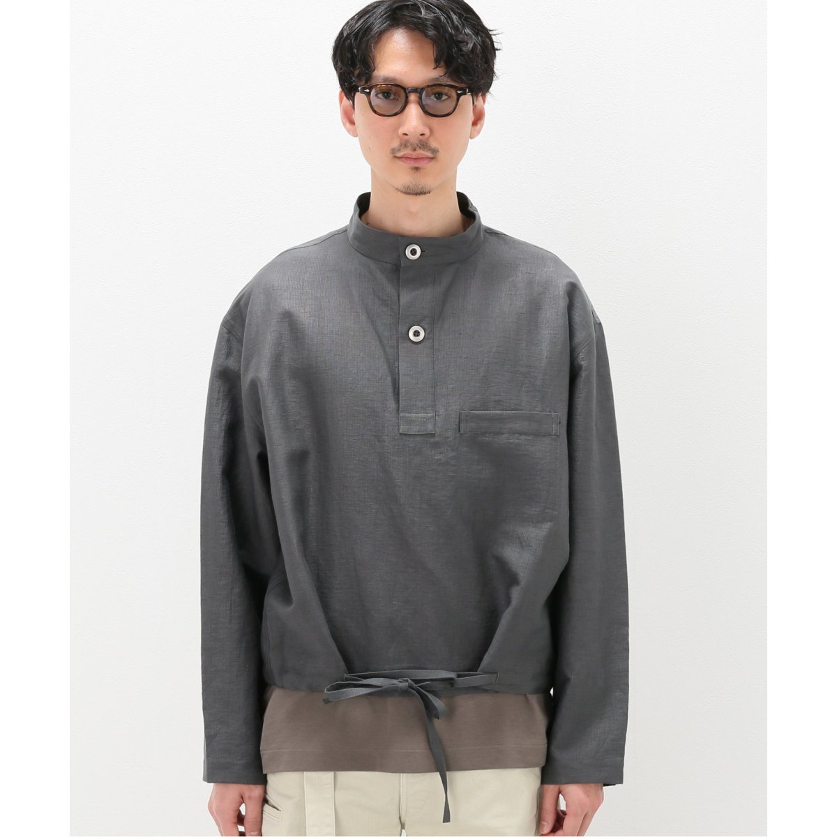 LEMAIRE Smock Top Silver Birch ポロシャツ | endageism.com