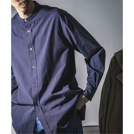 ETS.MATERIAUX / マテリオ】Band collar シャツ | エディフィス 