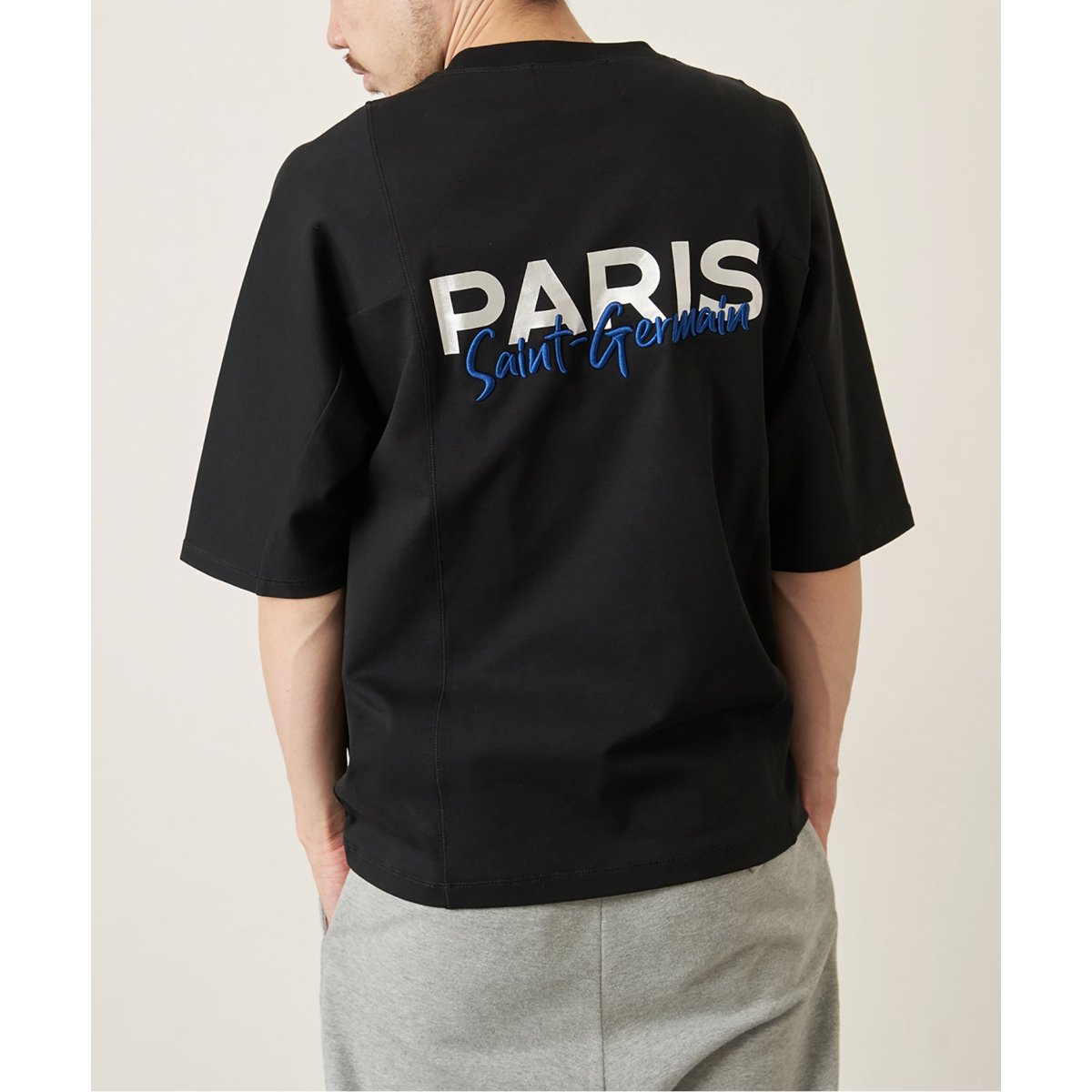 【ParisSaint-Germain】メタリックプリントTシャツ