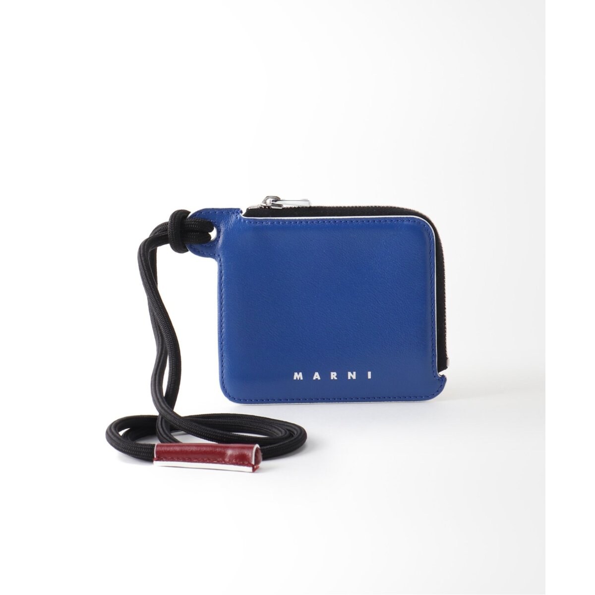 【美品】MARNI ネックストラップ付 ジップウォレット MARNI / マルニ】レザーネック ZIPウォレット | エディフィス(EDIFICE