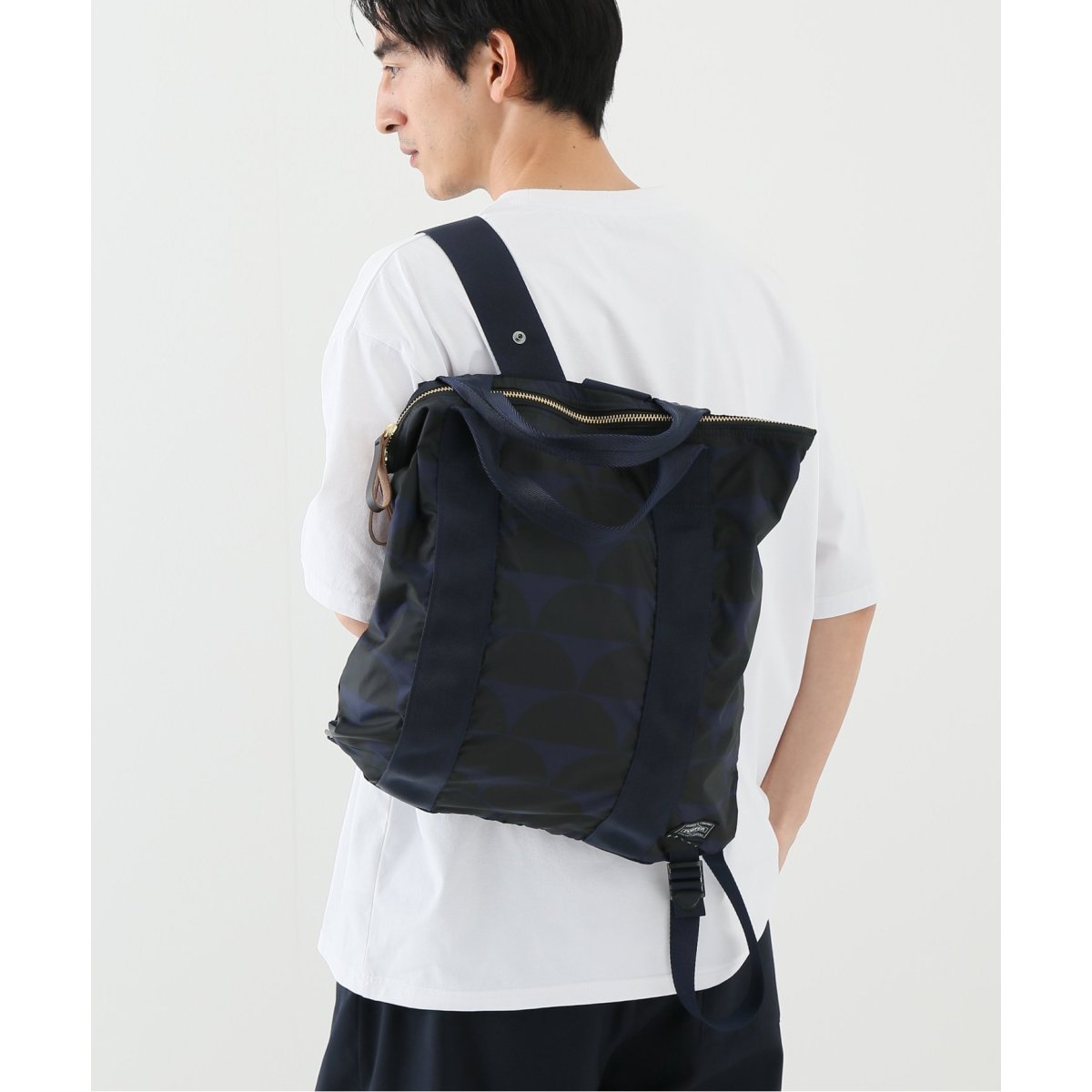 マルニ marni ポーター 2way バックパック 黒ベース porter マルニ