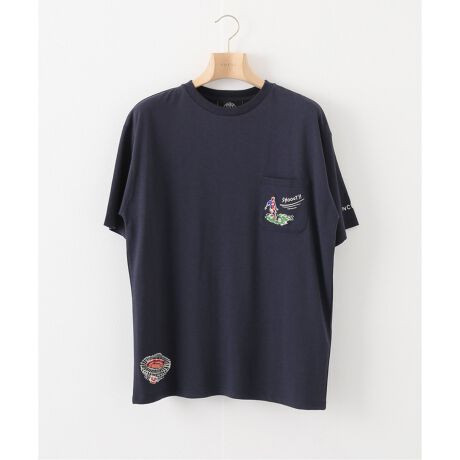 Paris Saint-Germain / パリサンジェルマン】エンブレム刺繍 Tシャツ 
