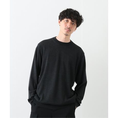 ATON / エイトン】NATURAL DYE SLOW WOOL C/N SWEATER | エディフィス 