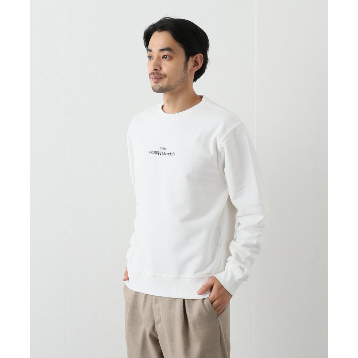 MAISON MARGIELA / メゾン マルジェラ】Upside logo Sweat